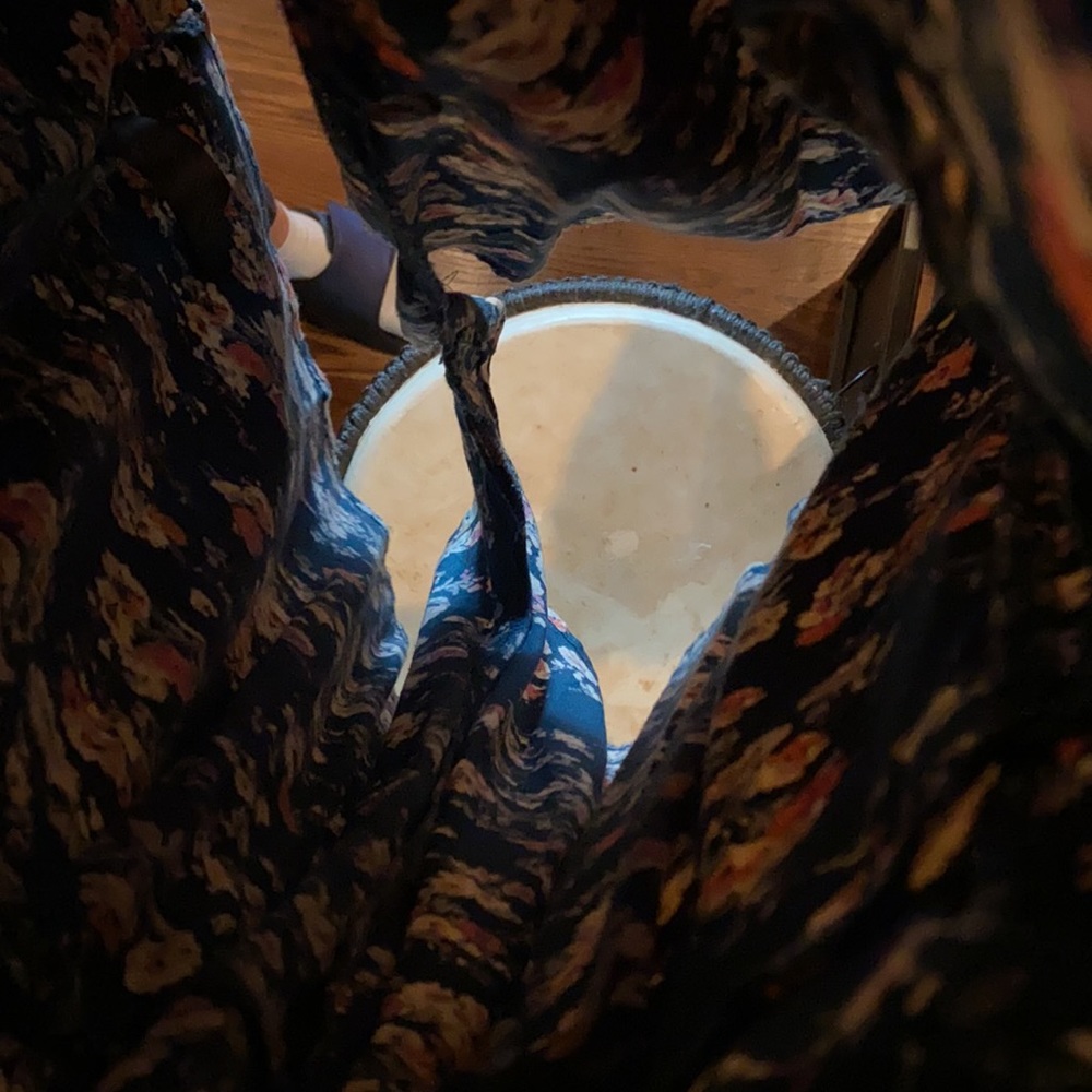 Teal Flowered Romper - image 5